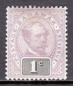 Sarawak - Scott #8 - MH - Toning - SCV $4.75