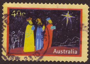 Australia 1998 Sc#1716, SG#1835 40c Wise Men, Christmas USED. 