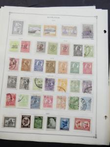 EDW1949SELL : ROMANIA Very clean Mint & Used collection on album pages Cat $2648