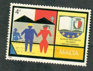 Malta #744 used single