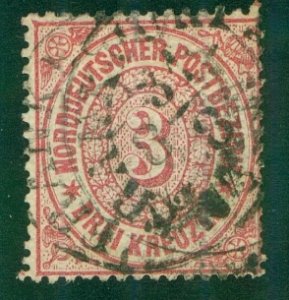 NORTH GERMAN CONFEDERATION 21 USED (RL) 3916 CV $3.25 BIN $1.25