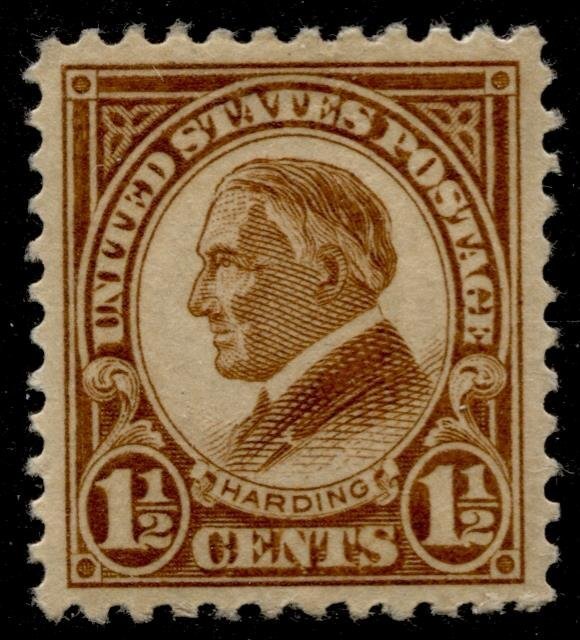 US Stamps #553 Mint OG  MLH Perf.11 UNWMK.