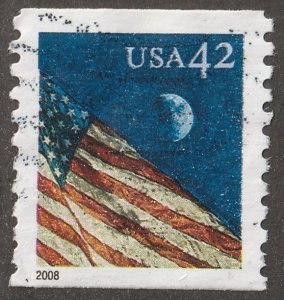 USA, stamp,  Scott#4229, used, hinged, Flag