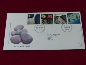 Great Britain First Day Cover 2000 Water & Coast - Bureau cancel