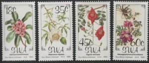 South West Africa 641-644 (mnh full set of 4) flowers (1990)