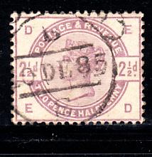 Great Britain used #101 2 1/2p Victoria Position ED