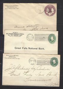 Lot of US 19th Century Stamped Covers 1880-1899