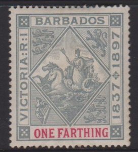 Barbados Sc#81 MH