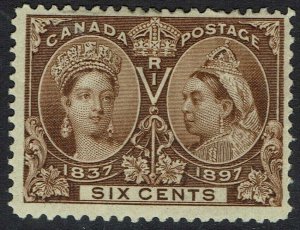 CANADA 1897 QV JUBILEE 6C