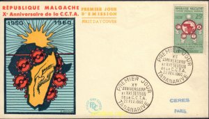 576436 MNH MADAGASCAR 1960 ANIVERSARIO DE LA CCTA