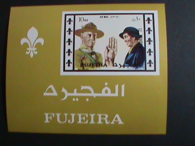 FUJEIRA STAMP- 1971 WORLD  SCOUT JAMBOREE-IMPERF: -MNH S/S SHEET VERY FINE