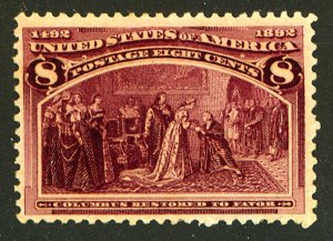 U.S. #236 MINT OG LH