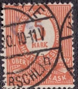 Upper Silesia - 9 1920 Used
