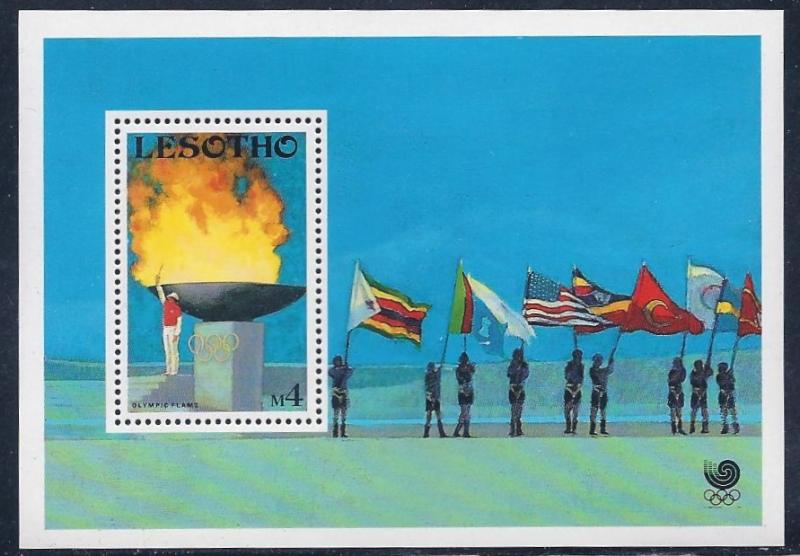 Lesotho 1988 MNH Unissued Olympics souvenir sheet