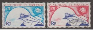 St. Pierre & Miquelon Scott #432-433 Stamp - Used Set