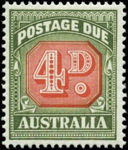 Australia Scott #J89 Mint Never Hinged  Type I