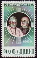 Nicaragua SG#1360 Mint - 1959 5c.  - Popes, Cardinals