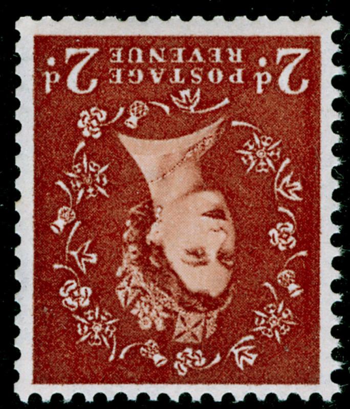 SG573Wi, 2d light red-brown, NH MINT. Cat £140. WMK INV