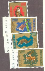 China (Empire/Republic of China) #1716-19 Mint (NH) Single (Complete Set) (Animals) (Fauna)