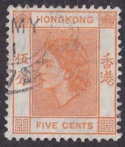 Hong Kong #185 Used