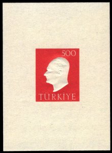 Turkey 1959 Scott #1472a Mint Never Hinged