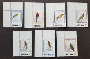 *FREE SHIP Vietnam Parrot 1988 Fauna Bird Macaw Parakeet Tree (stamp margin) MNH