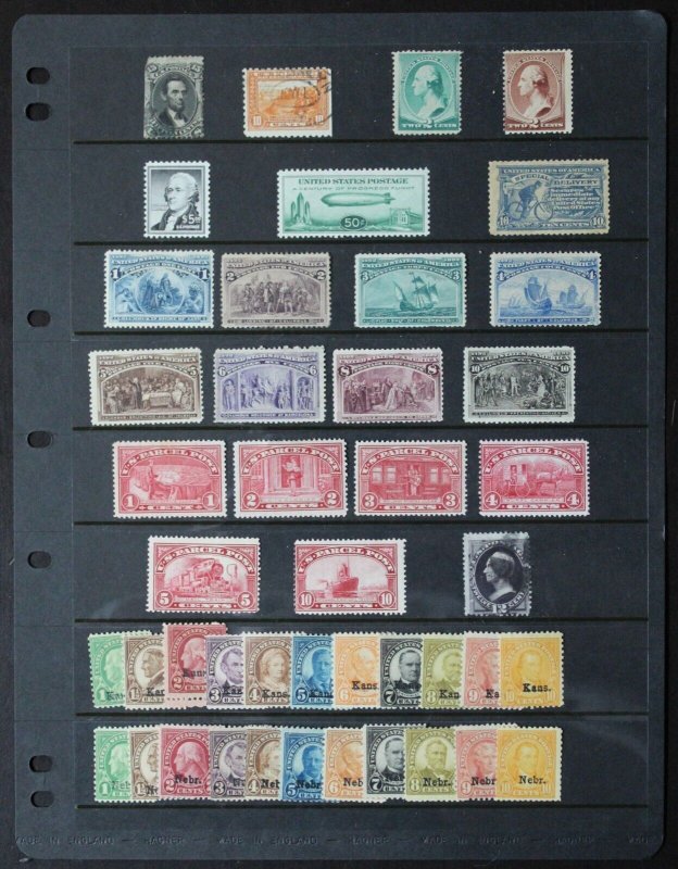 US Stamps Sweepings and Remainder Collection Lot of 10 Albums