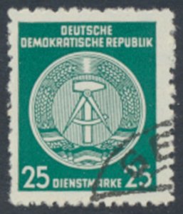 German Democratic Republic  SC# O23   Used  see details & scans