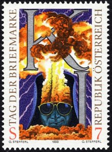 Austria 1999 MNH Stamps Scott 1791 Philately Inicial Letter Nuclear Bomb