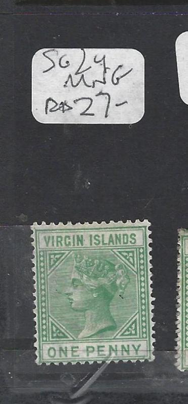 TURKS  ISLANDS (P3009B)  QV 1D  SG 24  MNG  