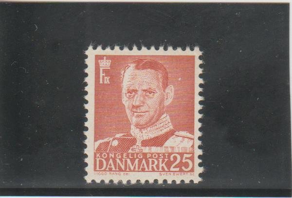 Denmark  Scott#  321  MNH   (1950  Frederik IX)