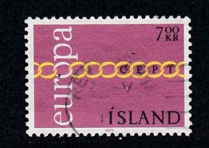 Iceland # 429, Europa, Used, 1/3 Cat.