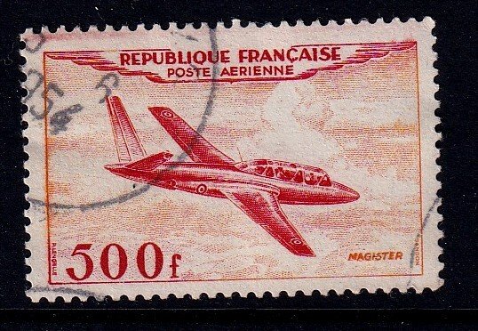 France 1954 -  Air Postal 500fr  XF-Used  # C31