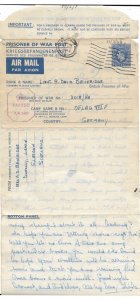 Glasgow, Scotland to British POW at Oflag VIIIF in Mahrisch-Trubau 1944 (C5290)