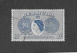 Bermuda Sc #161 5sh used VF