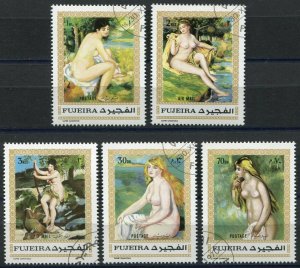 518 - FUJEIRA 1970 - Art - Paintings - Nudes - Used Set