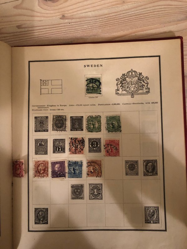 Modern Stamp Album Circa 1921