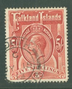 Falkland Islands #37 Used Single