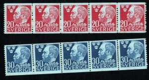 Sweden Scott # 380 - 381 MNH coil stamps  Alfred Nobel