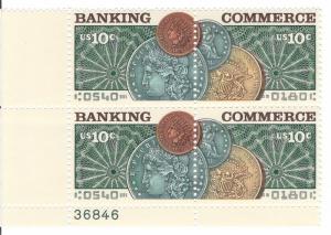 1578a: Banking - Commerce - Plate Block - MNH - 36846-LL