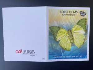 Angola 2018 Mi. 1926 -1929 Carnet MH Booklet Butterflies Fauna Insects Borboleta