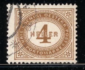 Austria 1899  Scott #J25 used