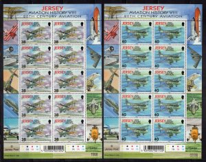 Jersey 1063-1068 MNH Aviation Aircraft Planes Transportation ZAYIX 0324L0093M