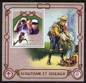 CONGO B - 2015 - Scouts & Birds - Perf De Luxe Sheet #2 - MNH - Private Issue
