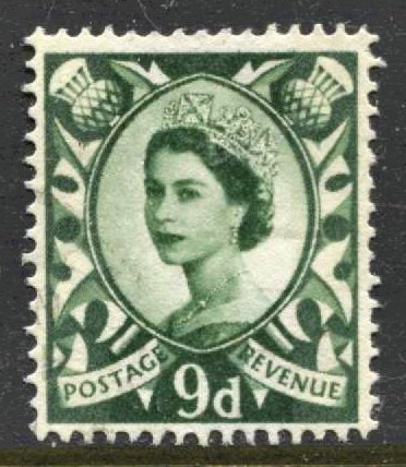 STAMP STATION PERTH Scotland #4 QEII Definitive Used 1958-1967