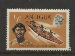 Antigua #241 MLH 1970 Single 1/2c Stamp