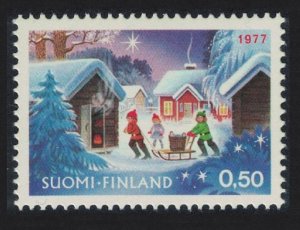 Finland Christmas 1977 MNH SG#927