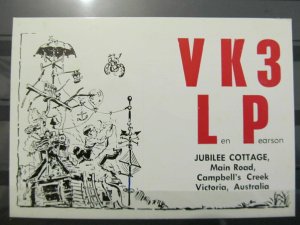 1972 Victoria Australia 4107 QSL Card-