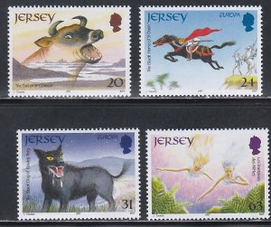 Jersey # 796-799, Europa - Stories & Legends, Mint NH, 1/2 Cat