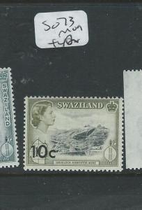 SWAZILAND (P1907B) QEII   10C/1/-  SG73  MOG